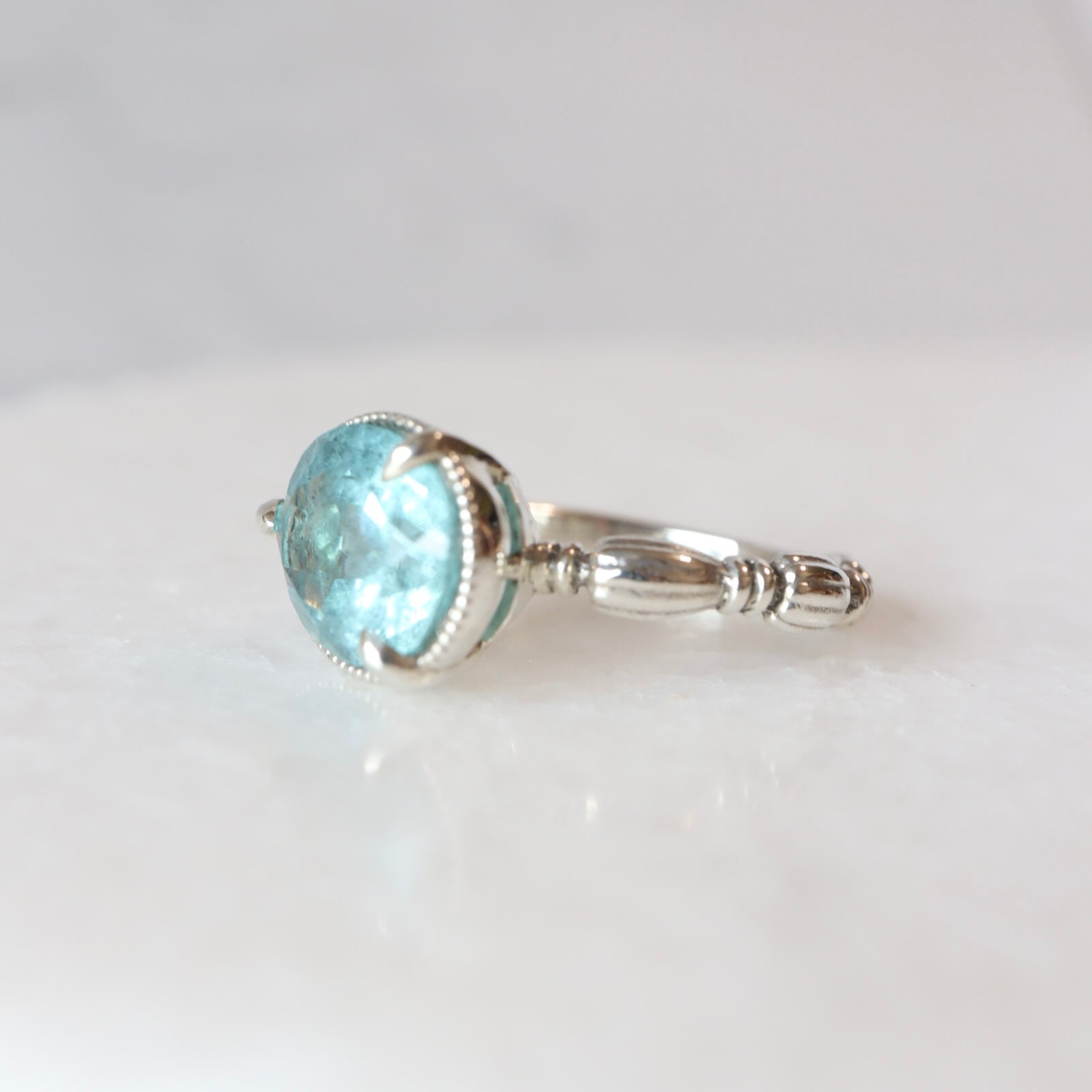 Moss Aquamarine モスアクアマリン リング 【1点限定】 | DoubleMoon