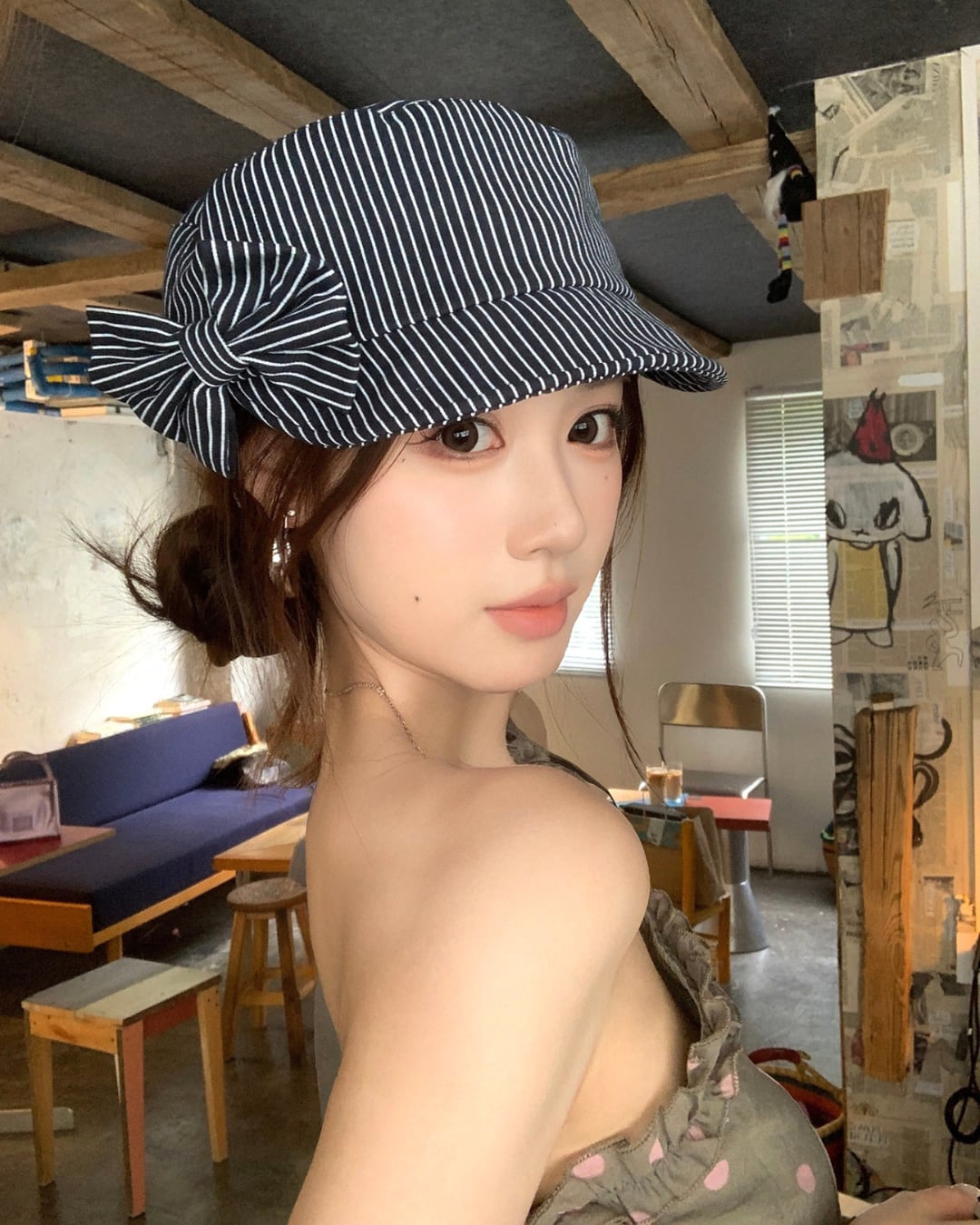 フレンチマリン風・リボンキャスケット 2608925