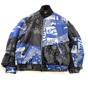 【bomber29】再構築リバーシブル中綿ボンバー military × original print BOMBER JACKET