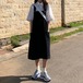 ✞ スカート ポケットノースリーブ ガーリー ステッチ ✞ゴスロリ SM ミリ 甘ロリ クラロリ 和ロリ エレガント 黒ロリ 姫ロリ 華ロリ BB-BB5728063