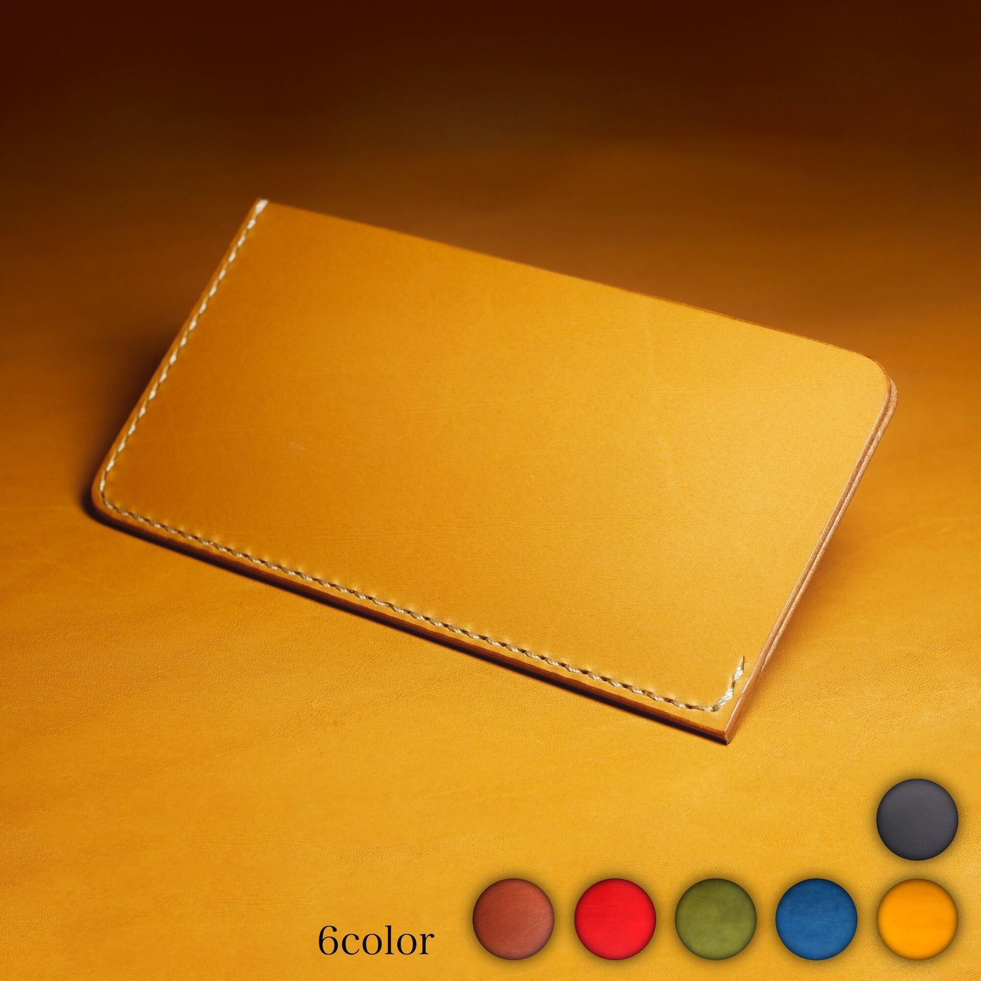 厚さ4mmの極薄 札入れ スーツに響かない 長財布 本革 ピット鞣し スリム 日本製 kawakagi