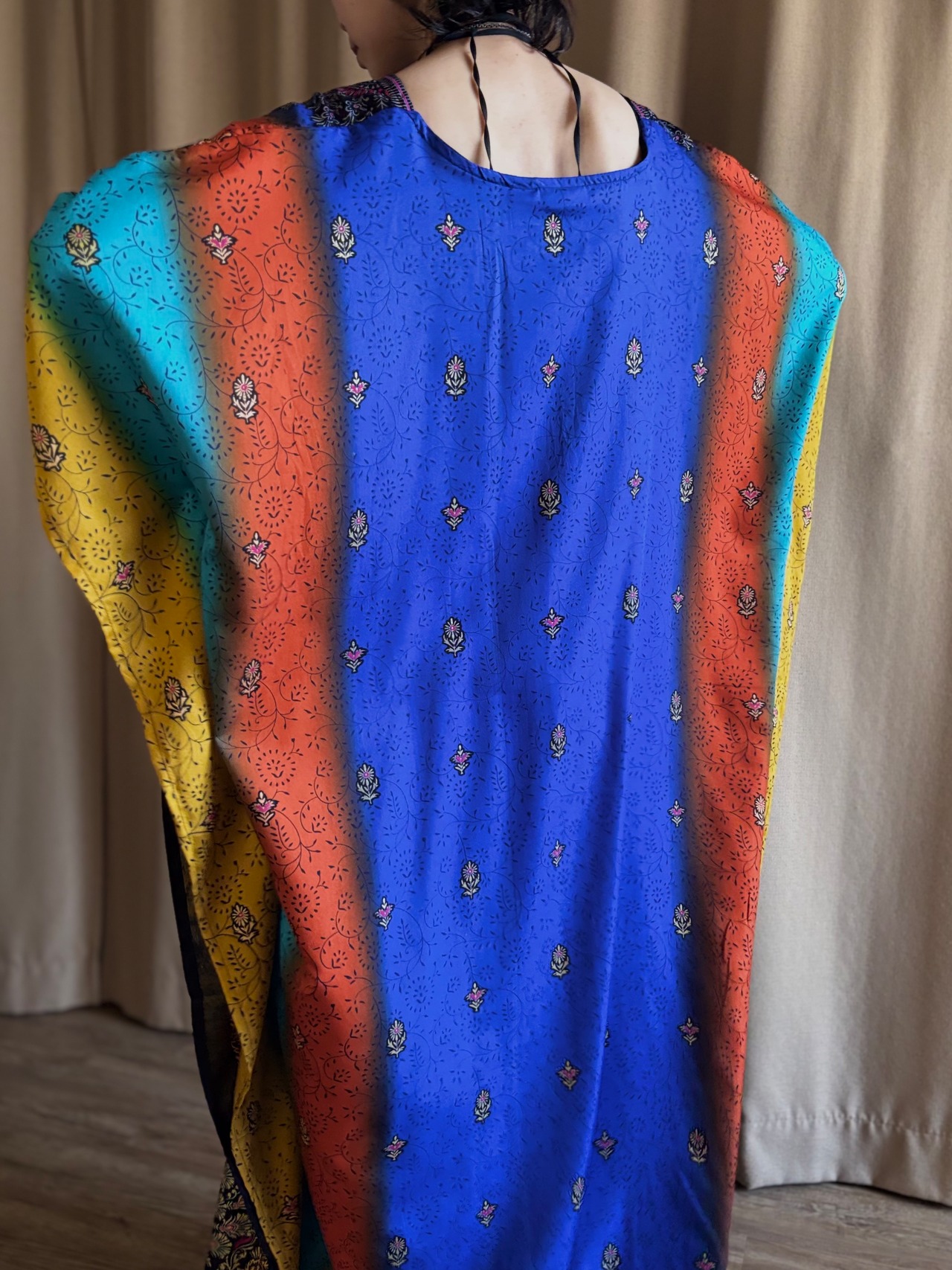 vibrant ethnic print import dress-5149-8