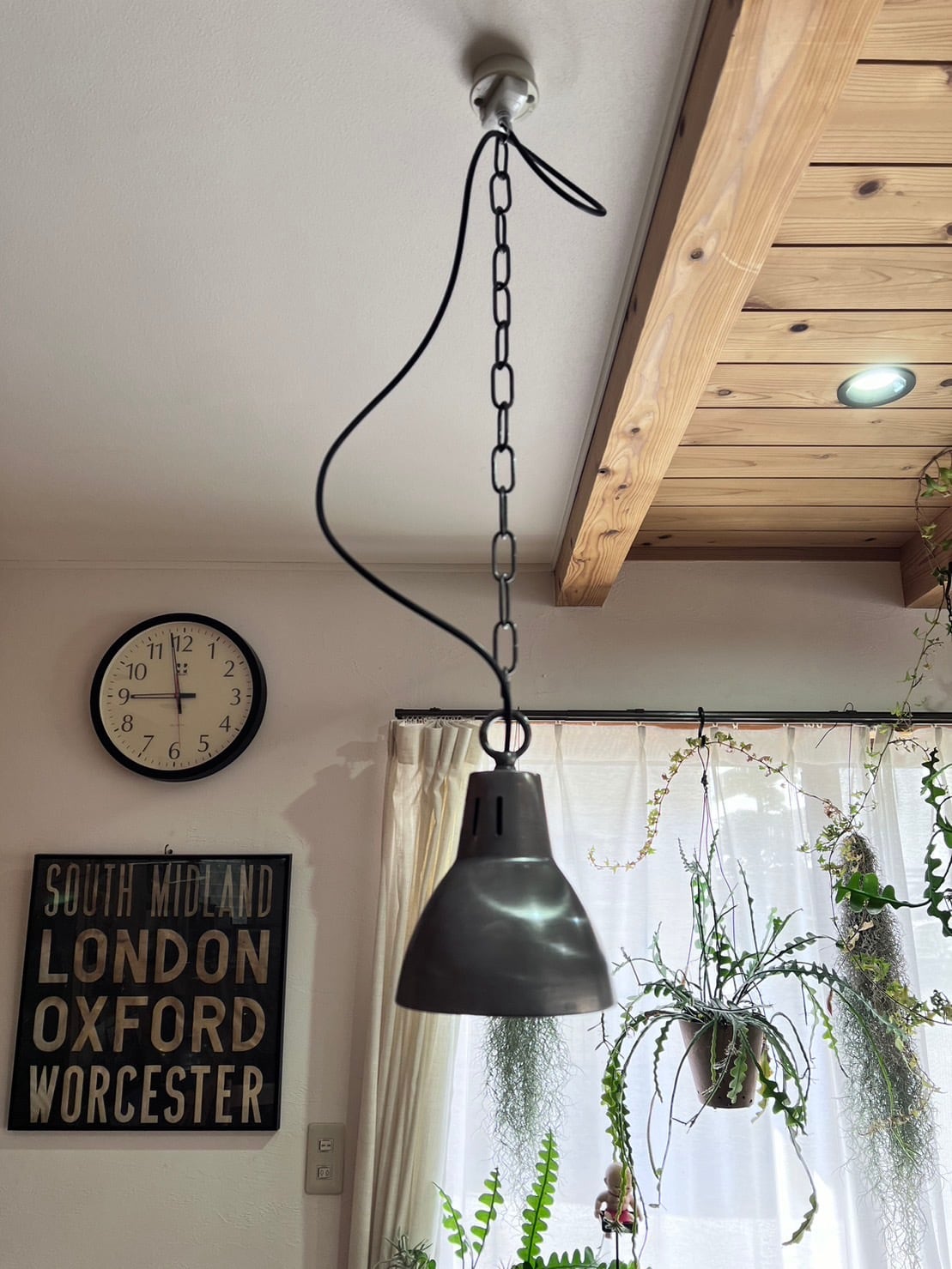 ハンギングライト セトクラフト ハンギングスタンド ブラック S23-0612-BK