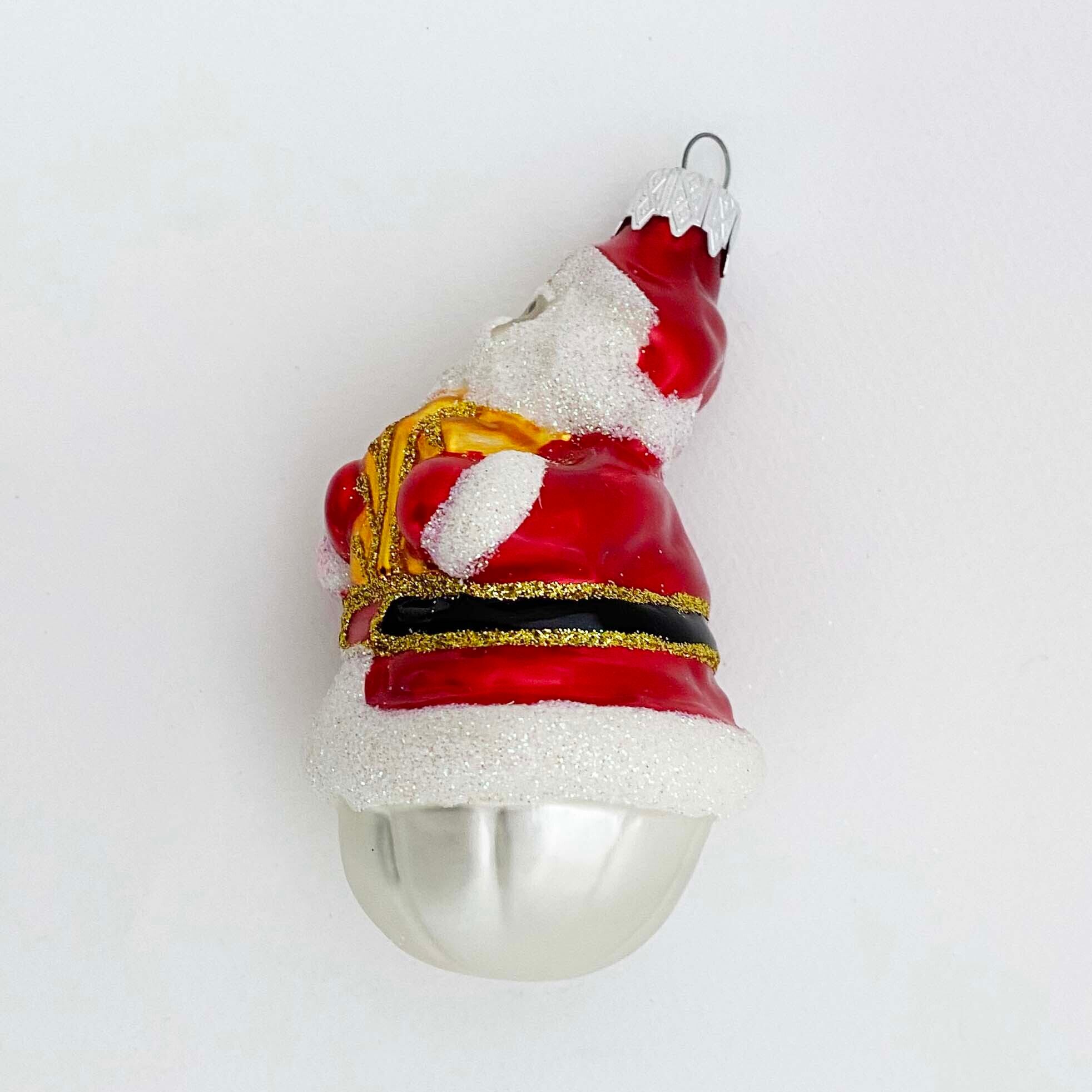 ウクライナ製 ガラスオーナメント（サンタ）