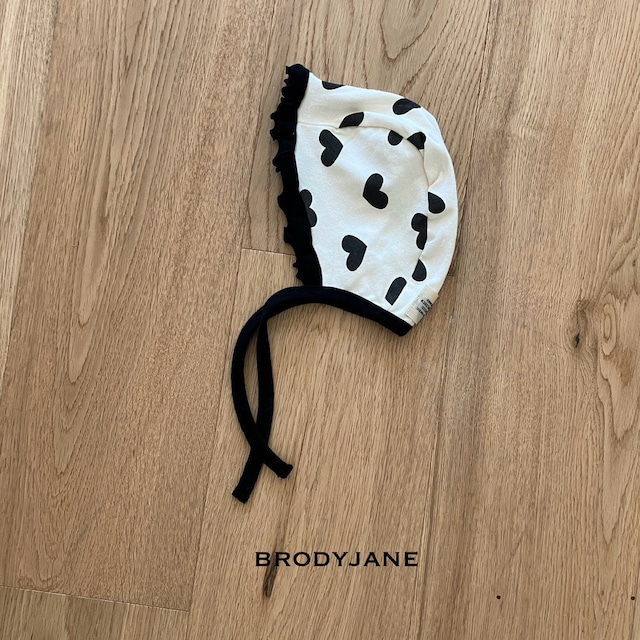 【取寄】brodyjane|black heart bonnet|ブラックハートボンネット|FREE|baby|26 autumn
