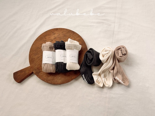 【予約】Velu Bebe Rib Tights (Bebe)