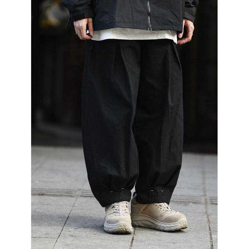 ワイドレッグタックパンツ 3カラー A1154