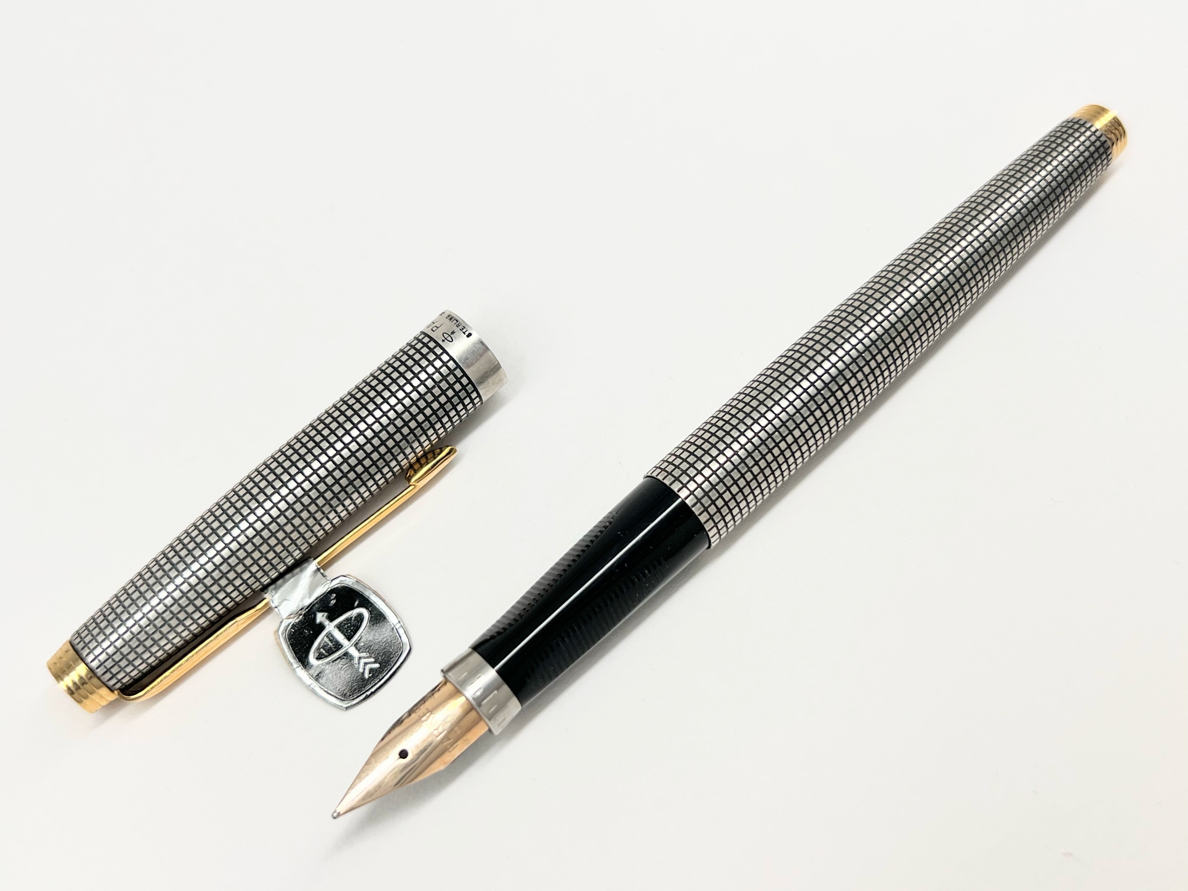70s パーカー 75 PARKER 75 Crosshatch grid （極細字） 14K 02781