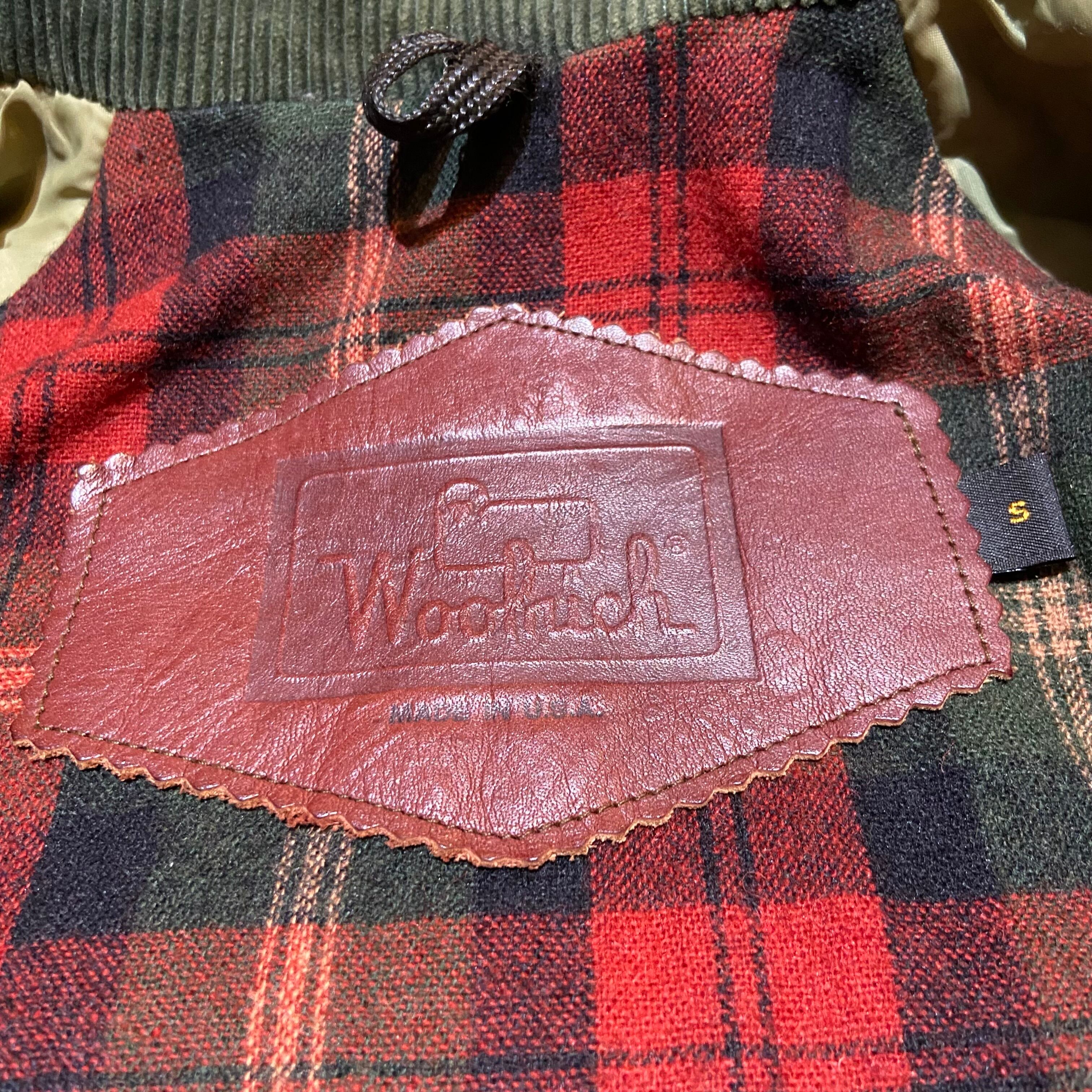 90s Woolrich / ウールリッチ USA製 コーティング ハンティングジャケット コーデュロイ切り替え 裏地ウール