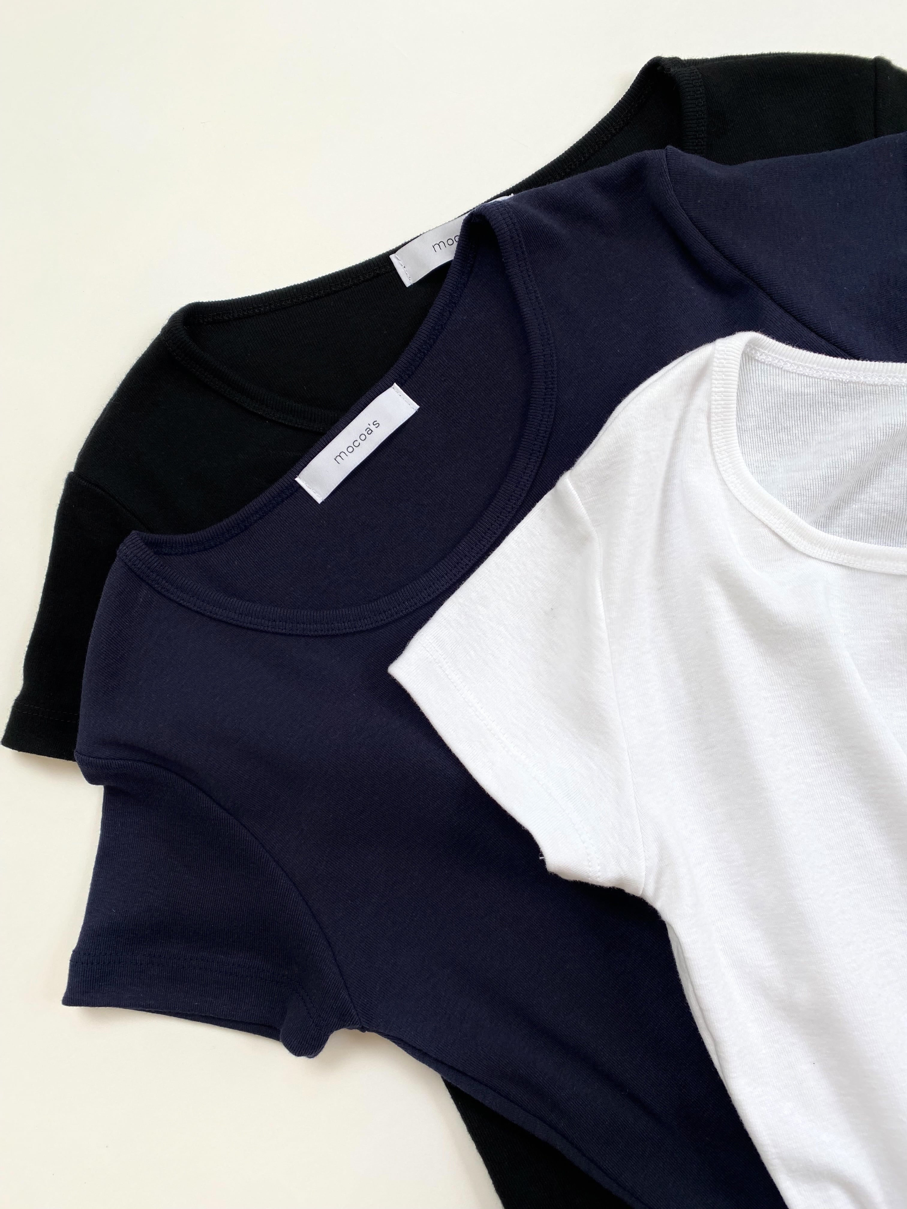 再入荷！mocoa's スタンダード美ラインTシャツ ¥3,800+tax | mocoa's inc