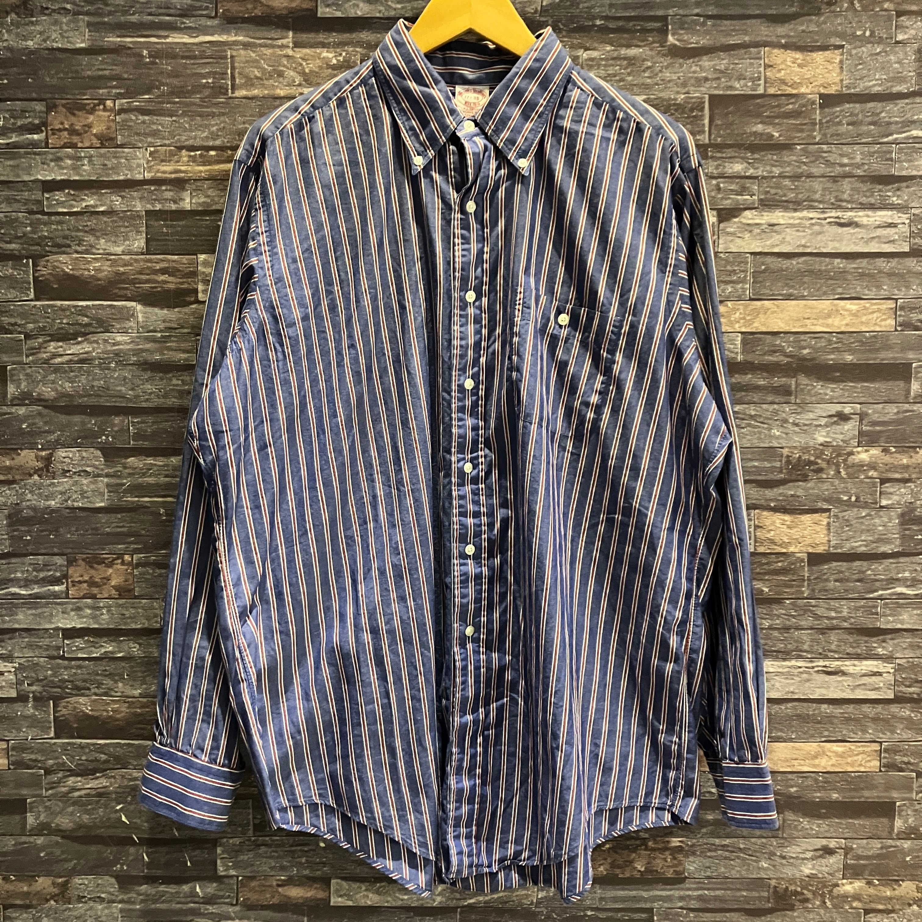 BROOKS BROTHERS MULCH STRIPE SHIRT 1990'S OLD | safarionline