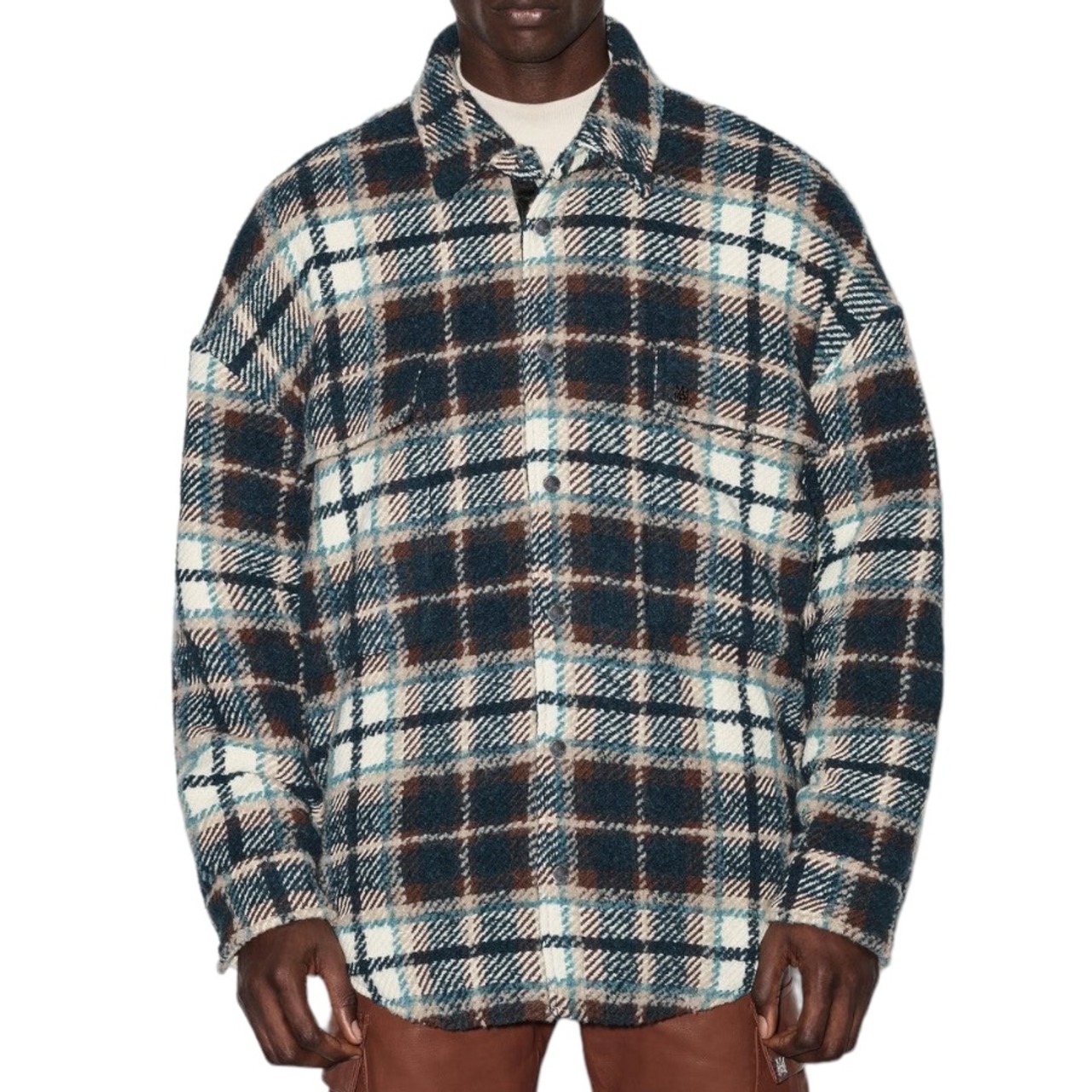 【AMIRI】PLAID OVERSHIRT(BLUE GREEN) - 4