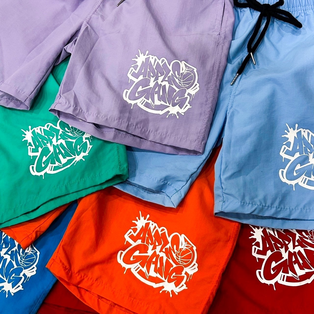 THE GANG カラフルショーツ ブルー