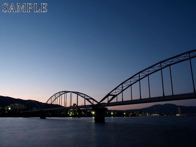 瀬田川河口の夕景　JPEG (4)