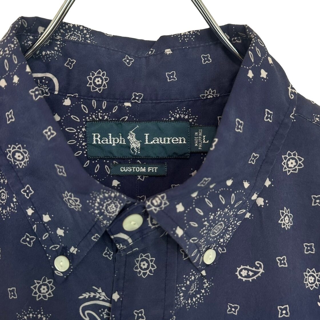 Ralph Lauren ラルフローレン シャツ 半袖 総柄 ペイズリー | Pay ID