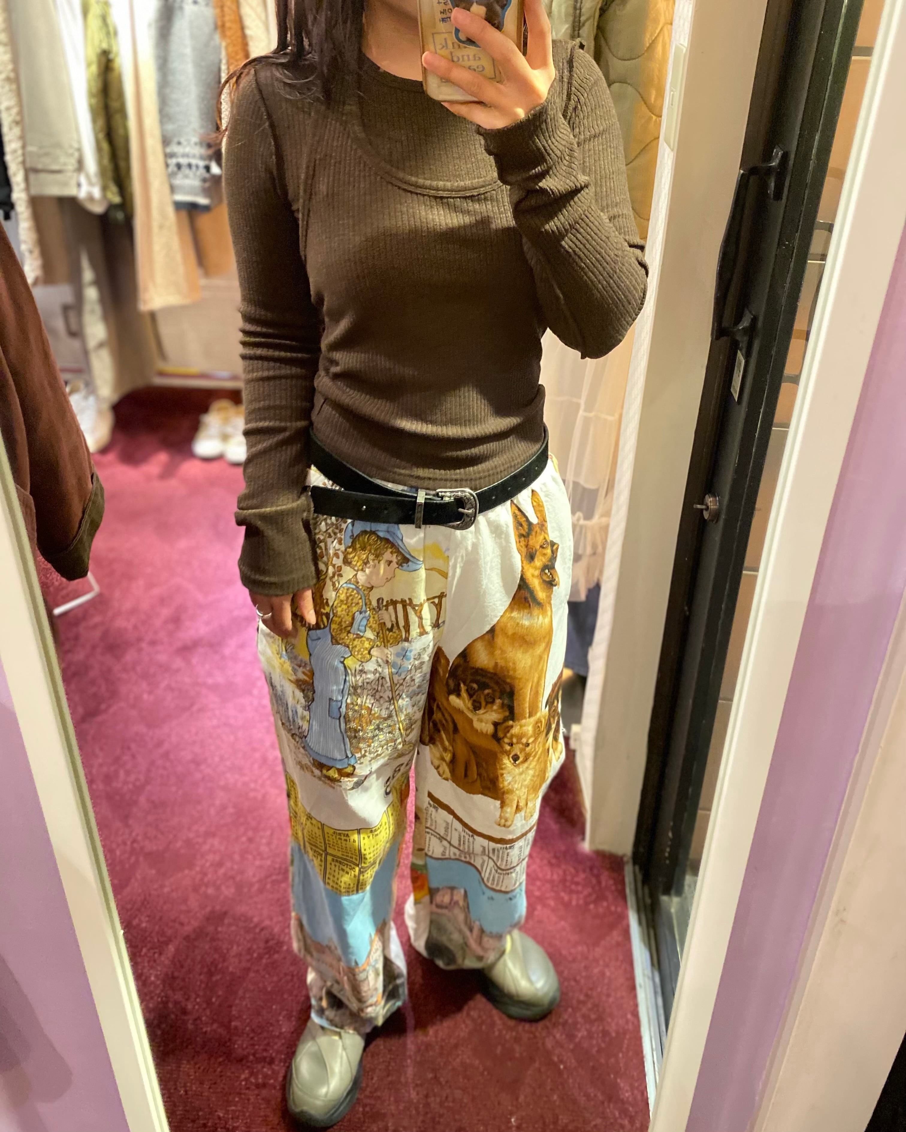 CaNARi remake vintage tapestry pants | CaNARi Vintage