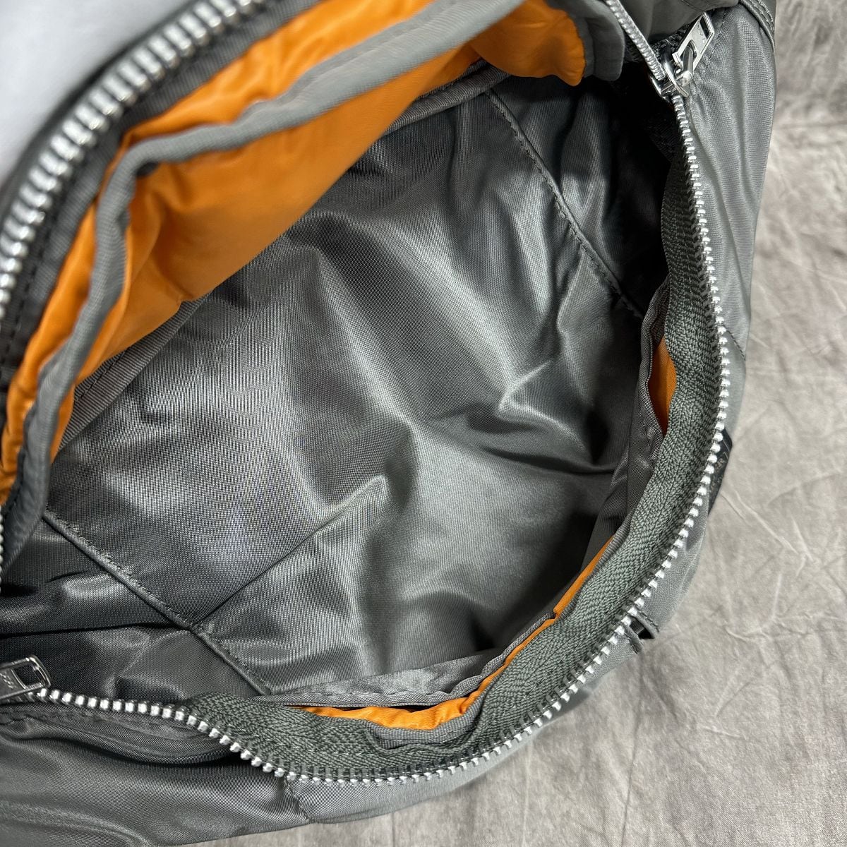 未使用PORTER ポーター タンカー ウエストバッグシルバーグレー L