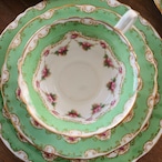 Royal Doulton|ロイヤルドルトン グリーン&ローズガーランド ティーセット カップ&ソーサー エドワーディアン期 英国アンティーク thumbnail 14