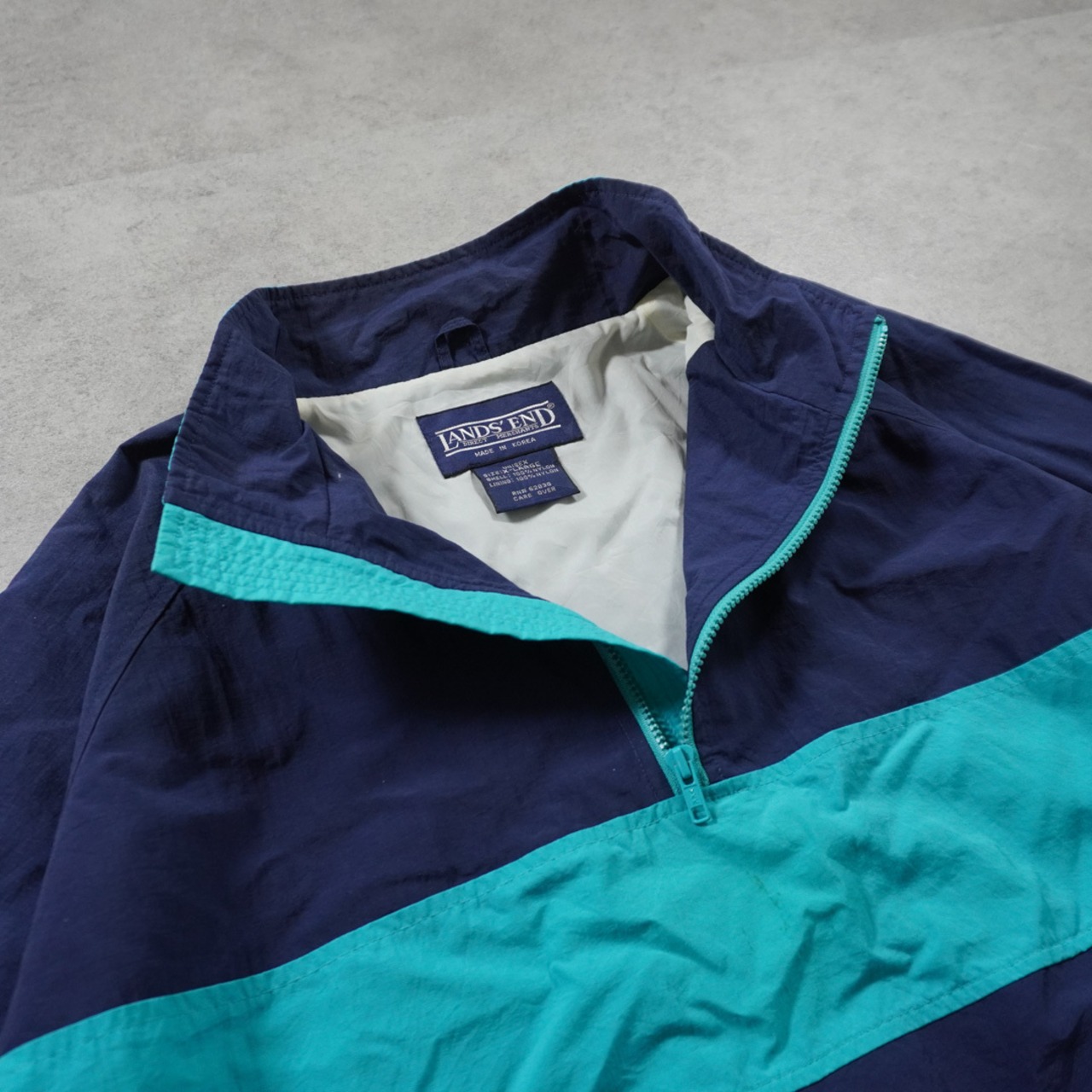 90s LANDS'END Nylon Anorak Jacket XL 古着 - 4