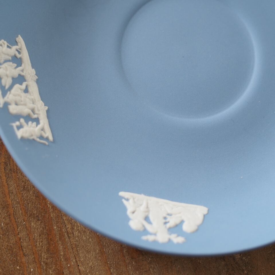 英国ウェッジウッドWEDGWOOD ジャスパーウェア ソーサー1枚 F5