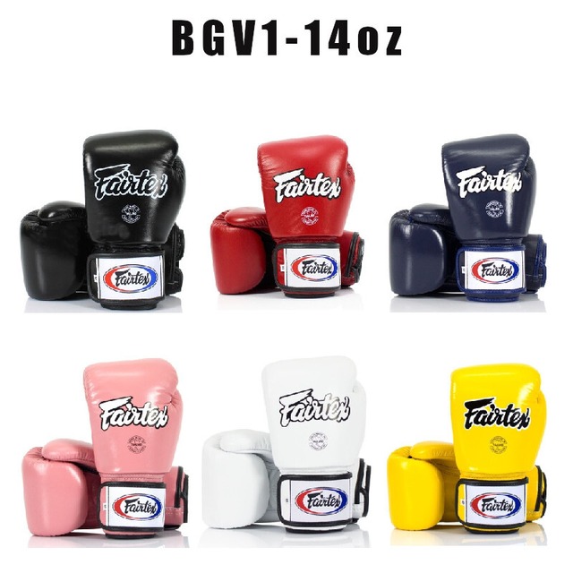 Fairtex BGV1 イエロー 14oz ボクシンググローブ フェアテックス 
