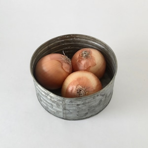 【SALE】 ブリキ ポット 波型ワイド 鉢カバー S φ16cm / 【SALE】 Tin Pot Wave Shape Wide Small