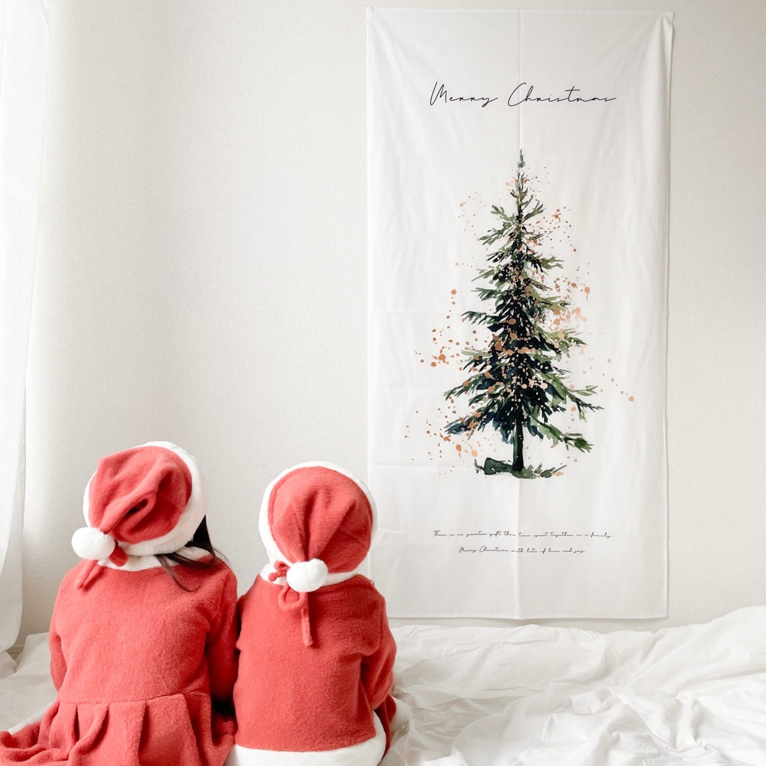 T011 【 Christmas Tree Tapestry Type-B Big 】 クリスマス