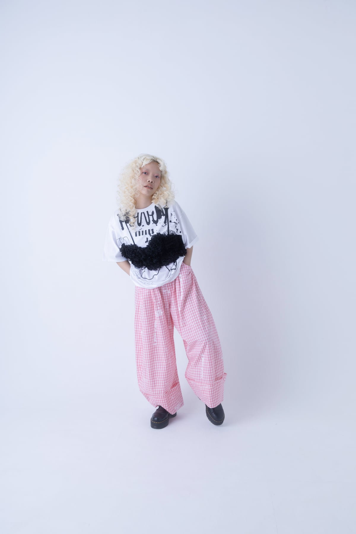 HAND-DRAWN Pt. WIDE MACKIN PANTS【ANOTHER COLOR】/ F2 | frankygrow