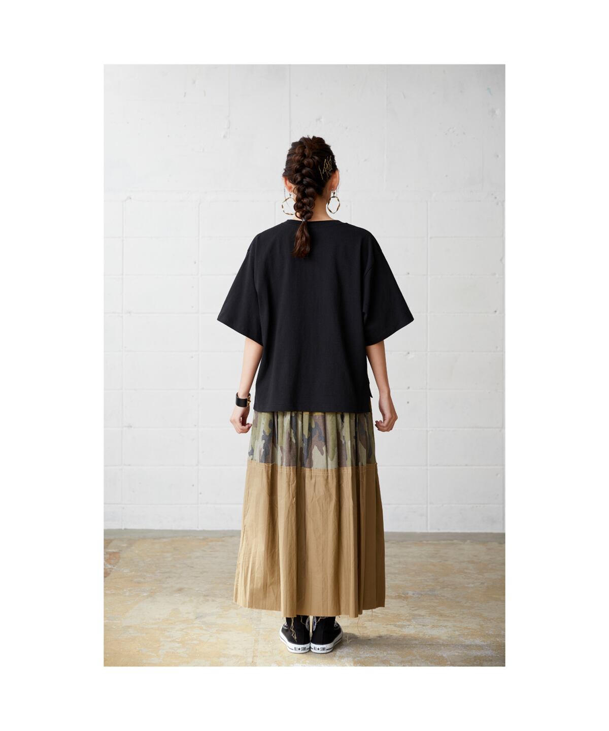 TRUSS オープンエンド マックスウェイト ウィメンズオーバーTシャツ
