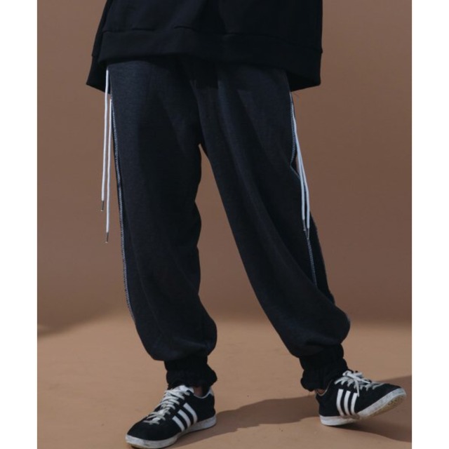 [Y NOT C] Overlock Training Pants Gray 正規品 韓国ブランド 韓国ファッション 韓国代行 パンツ