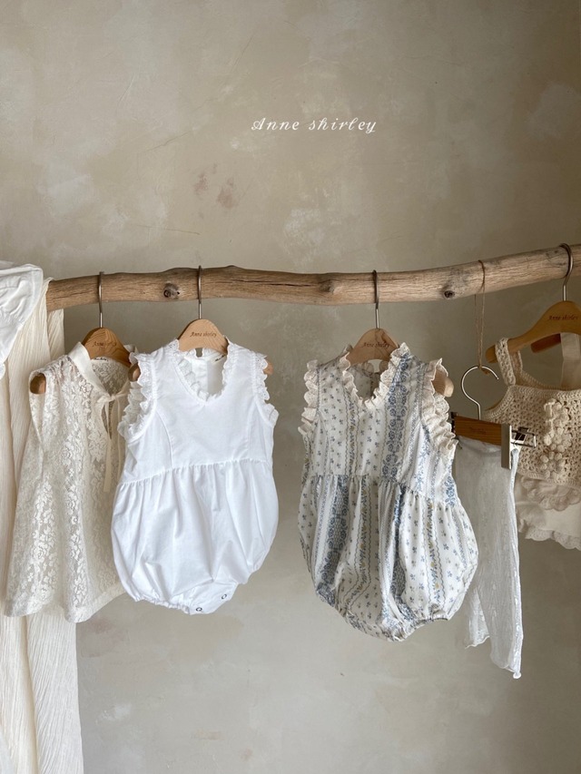 《即納》《anneshirley》irene lace rompers