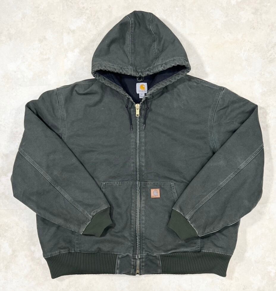 carhartt active jacket モスグリーン【2XL】 | savvy