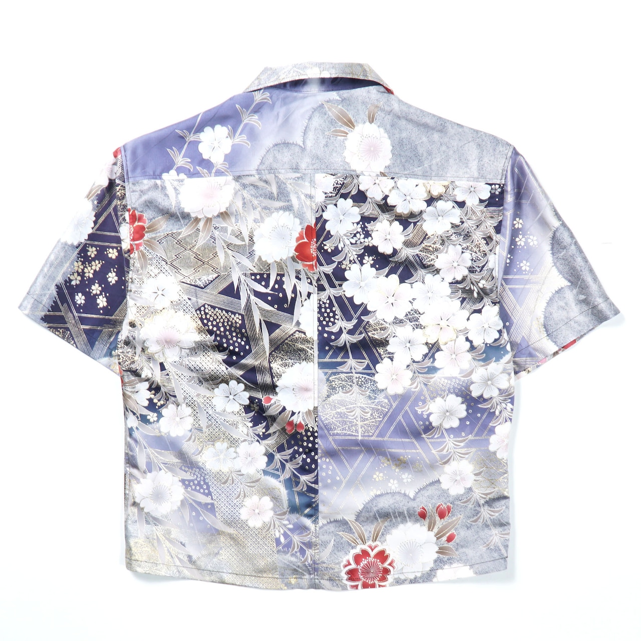 KIMONO OPEN COLLAR SHIRT