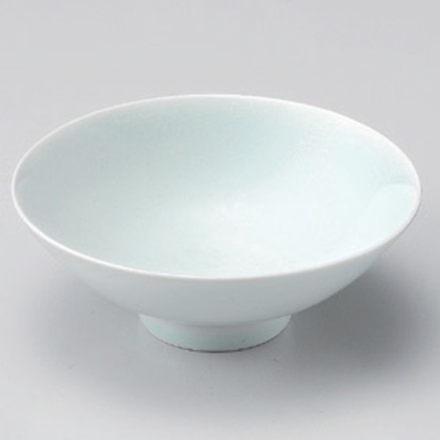 夢色(藍白)平碗ﾎﾞｳﾙ(中)[1086] 63-8-697小鉢・組小鉢