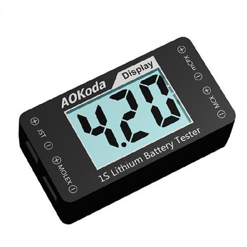 ◇AOKoda AOK-041 1S専用バッテリーチェッカー Lithium Battery Tester