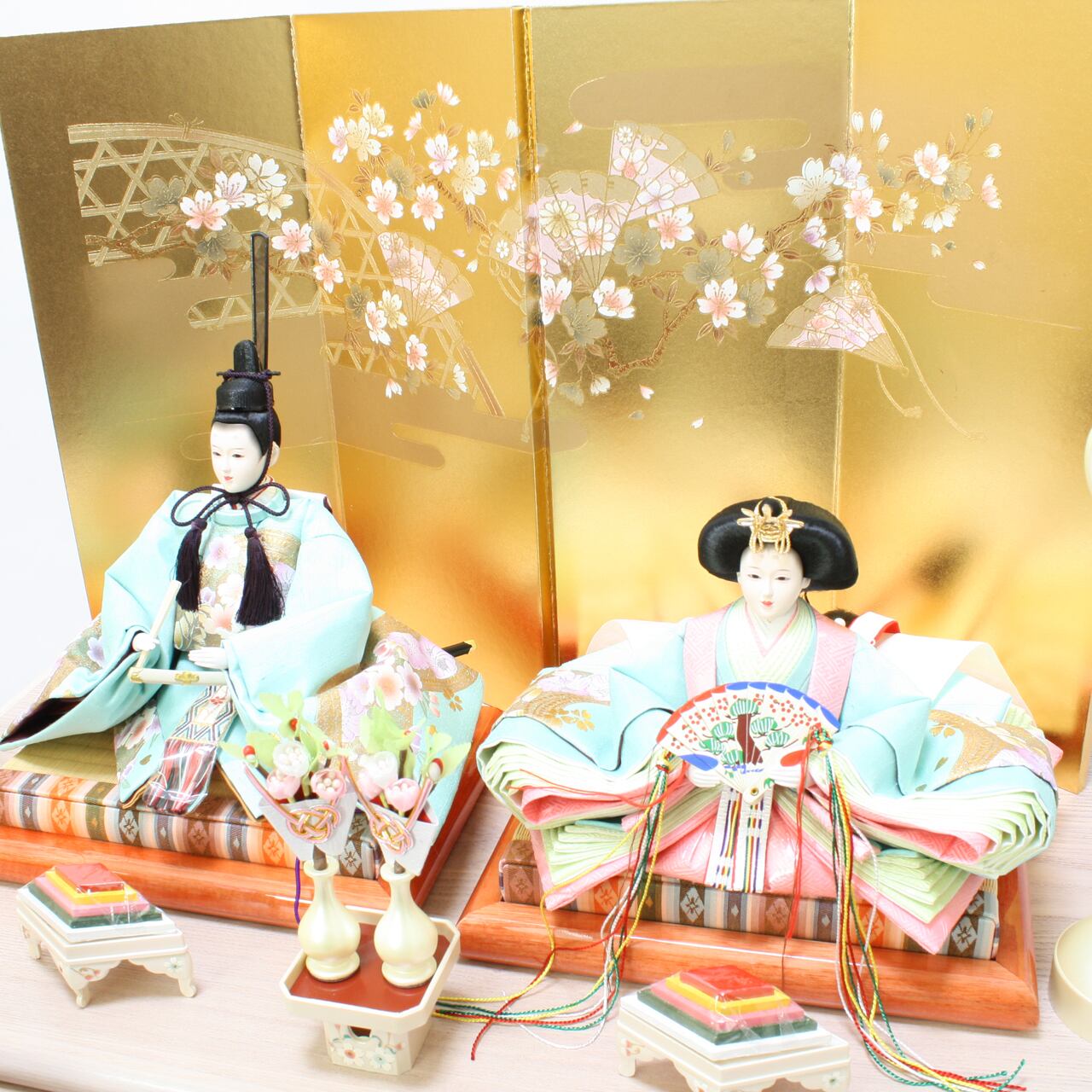 雛人形 三人官女 京人形 松屋 有職 桐箱付き 【公式通販】
