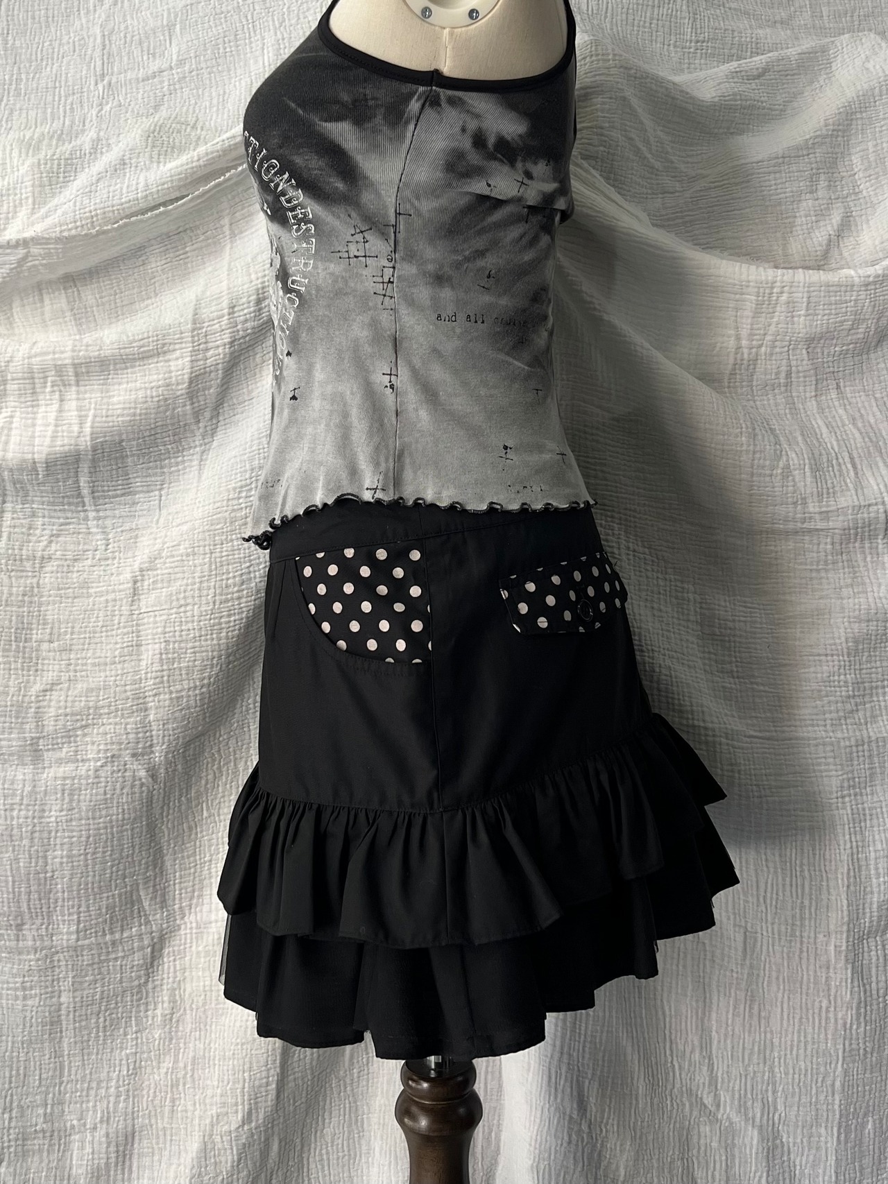 "SEXY DYNAMITE LONDON"セクシーダイナマイトロンドン Dot Fril Skirt