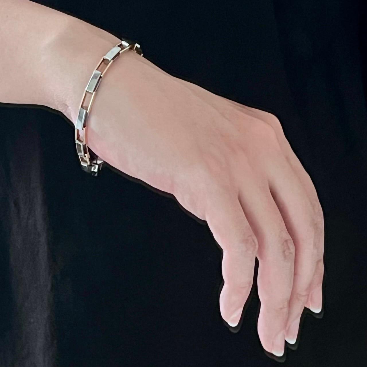Cartier ステンレススチール リンクブレスレット