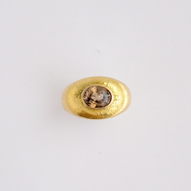 Silver ring（fire gilding） 　no.12044