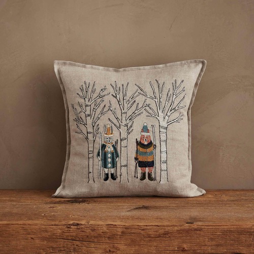 Coral & Tusk クッションカバー Aspen Skiers (30×30)