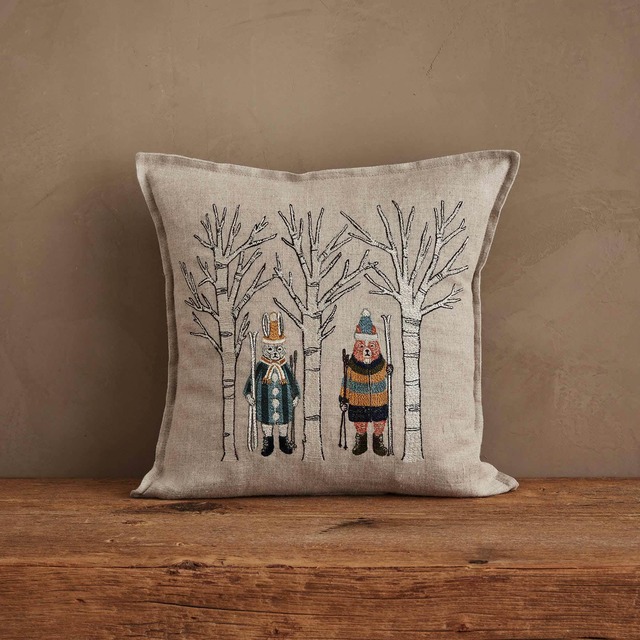 Coral&Tusk ティータオル Bunny with Mushrooms