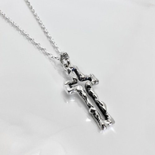 OPEN CROSS LARGE NECKLACE #2 with GODSIZE® I.D. TAG XL / オープンクロスラージ#2ネックレス ゴッドサイズ® I.D.タグXL