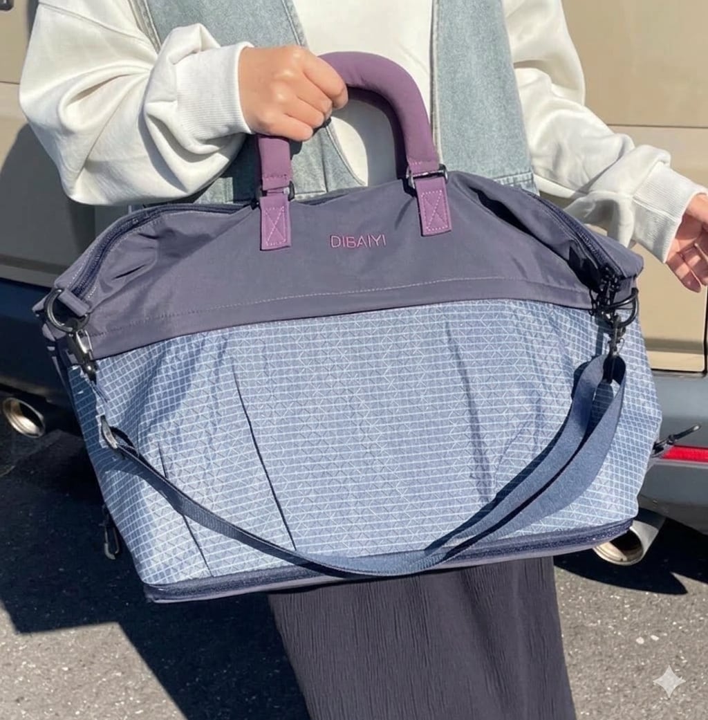 ナンバーミーTOKYO" NYLON TRAVEL TOTE BAG"