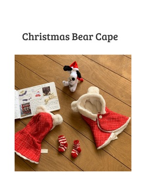即納【Hi Yeboo】Xmas Bear Cape