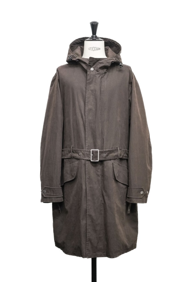 05AW "C.P. COMPANY" Spalmatura Coated Cotton-Nylon Hoodie Coat (Design by Alessandro Pungetti)