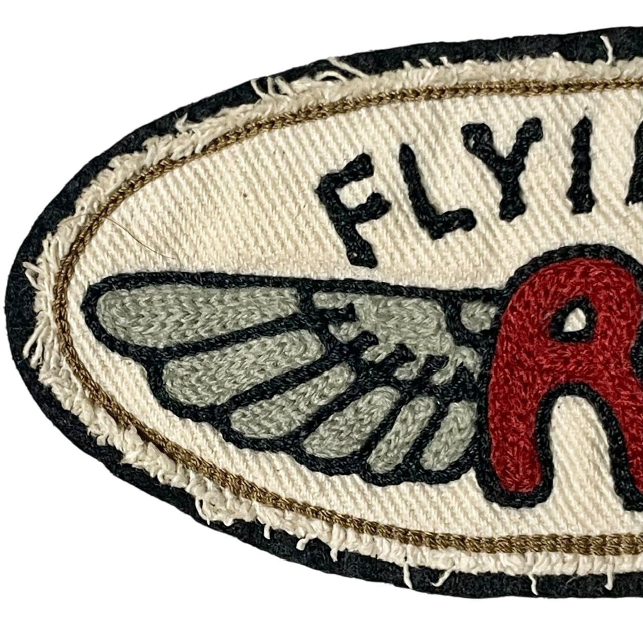 ファイティングフージン ワッペン パッチ FLYING「R」” PATCH チェーンステッチワッペン | 【RIOTT/ライオット】