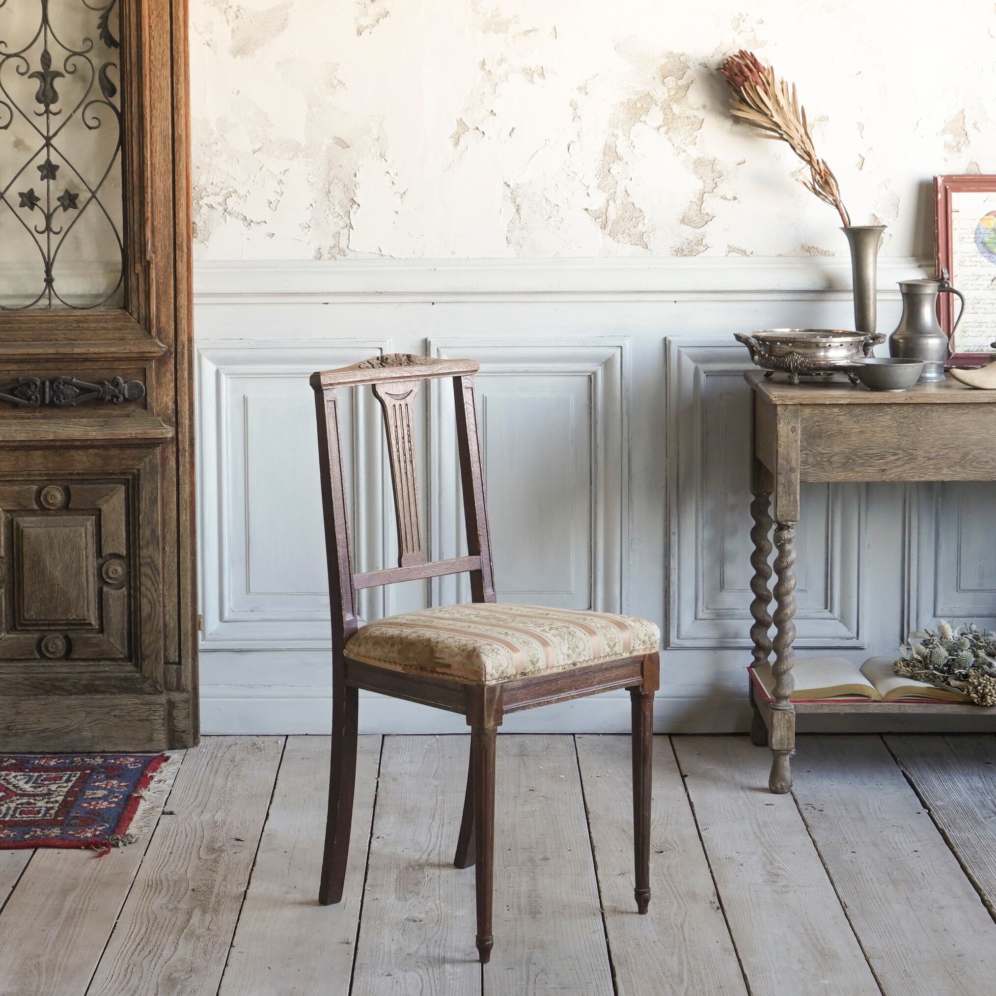 チェア/アンテイーク/フレンチチェア/オーク/1910年代/ディスプレイ/空間装飾/椅子/イス