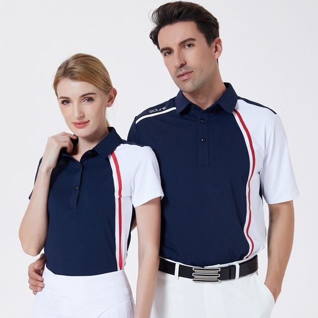 【予約販売】ポロシャツ メンズ レディース ゴルフ 半袖 ゴルフウエア スポーツ トップス ホワイト レッド ネイビー カジュアル お洒落 韓国 トレンド 春 夏 秋 S/M/L/XL/2XL/3XL