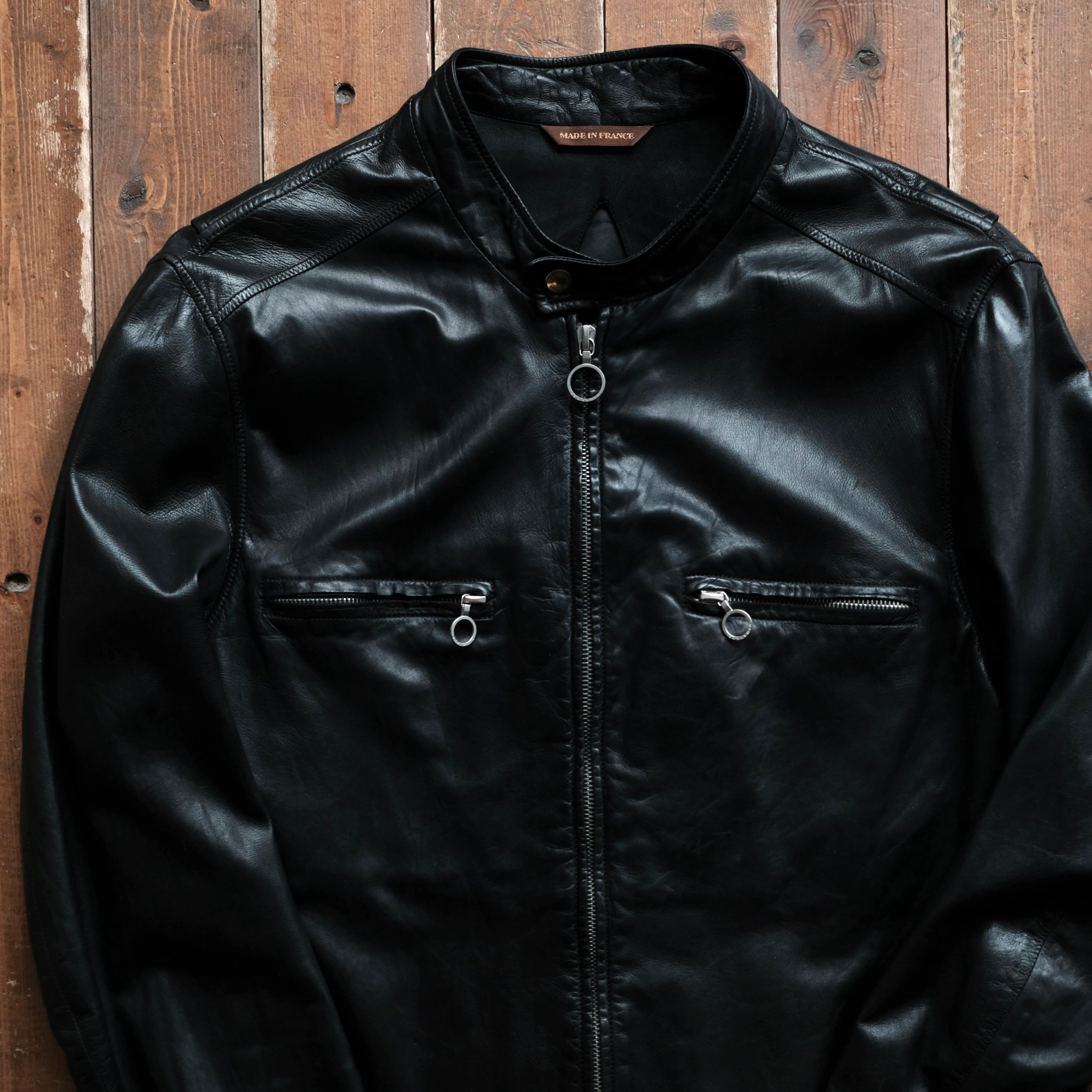 SERAPHIN LAMB SKIN 90s〜00s SINGLE RIDERS JACKET | safarionline