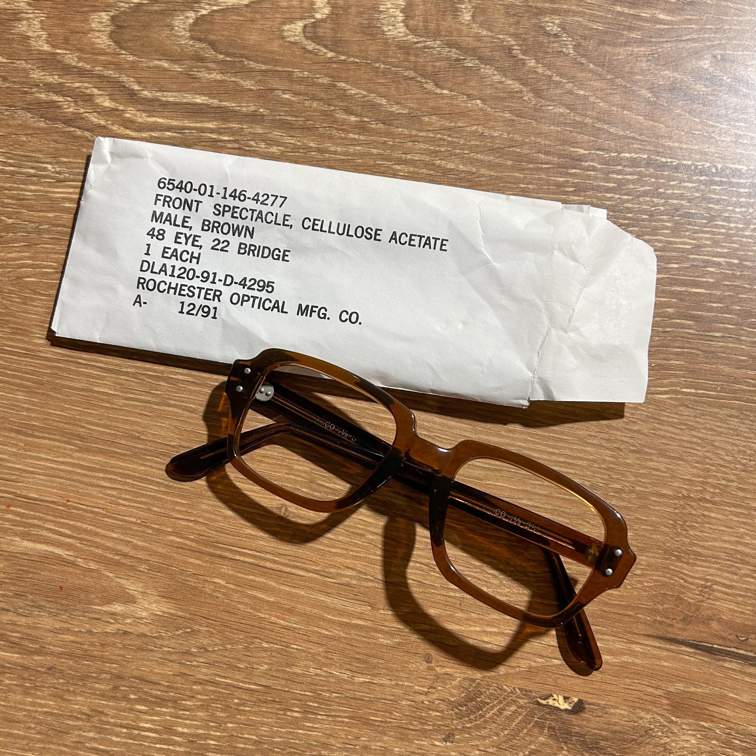 DEADSTOCK 80-90's US Military Eye Wear Frame 